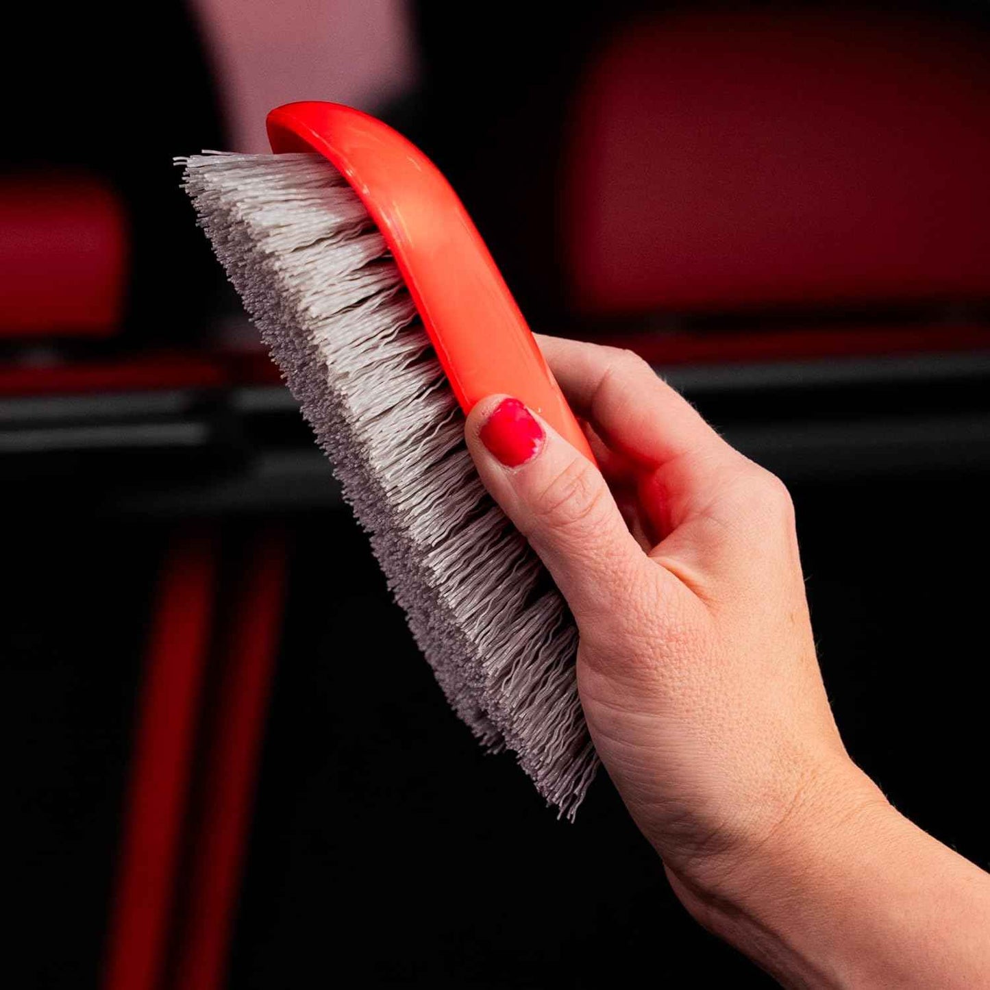 Mothers Ergonomic Carpet Brush Designed for Living Room Upholstery and Stairway Carpet Care