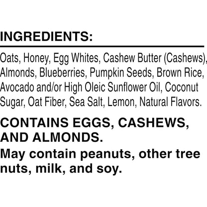 RXBAR Nut Butter and Oat Protein Bars – Portable Trail Fuel for Hiking and Cycling, 10g Protein Blueberry Cashew
