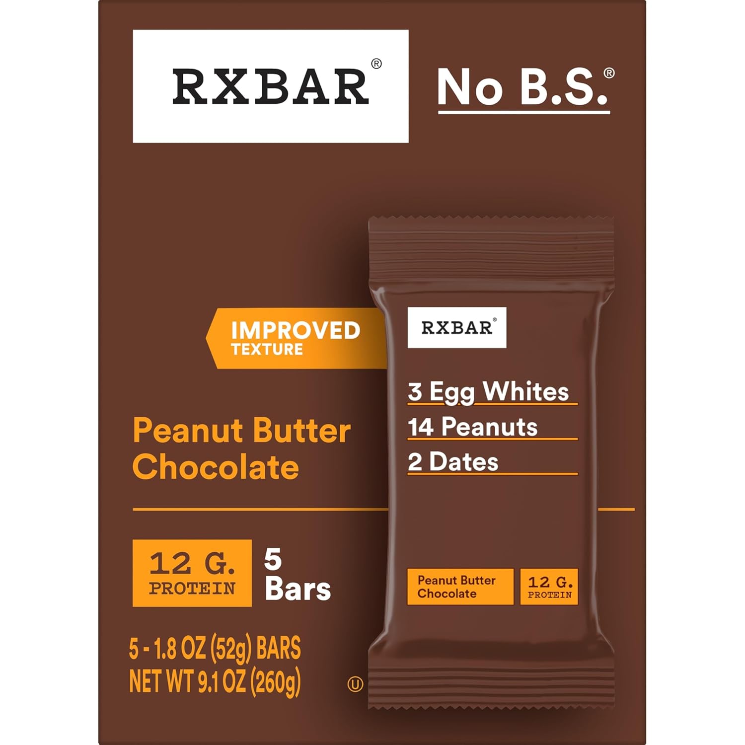 RXBAR Peanut Butter Chocolate Protein Bar – Office Desk Drawer Snack to Beat the 3PM Slump