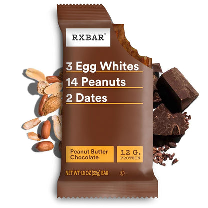 RXBAR Peanut Butter Chocolate Protein Bar – Office Desk Drawer Snack to Beat the 3PM Slump