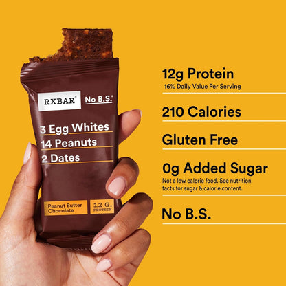 RXBAR Peanut Butter Chocolate Protein Bar – Office Desk Drawer Snack to Beat the 3PM Slump