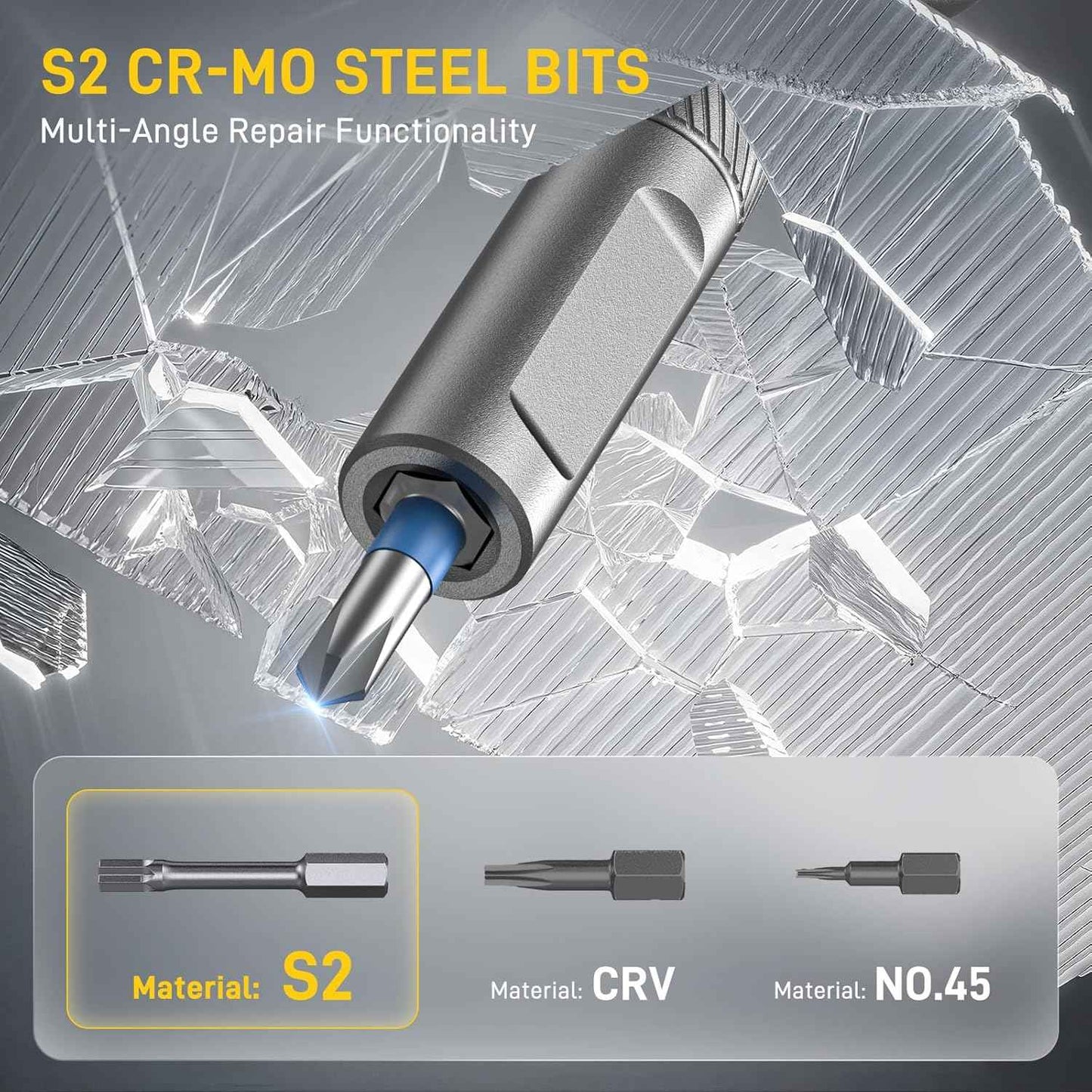 [Brand] 42-in-1 Ratchet Screwdriver Set – All-in-One Tool to Replace a Cluttered Drawer of Drivers