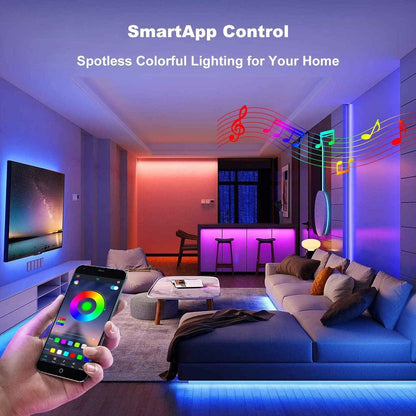 PHOPOLLO RGB LED Strip Lights – Child Friendly Bedroom Lighting, No Heat Touchable Strip