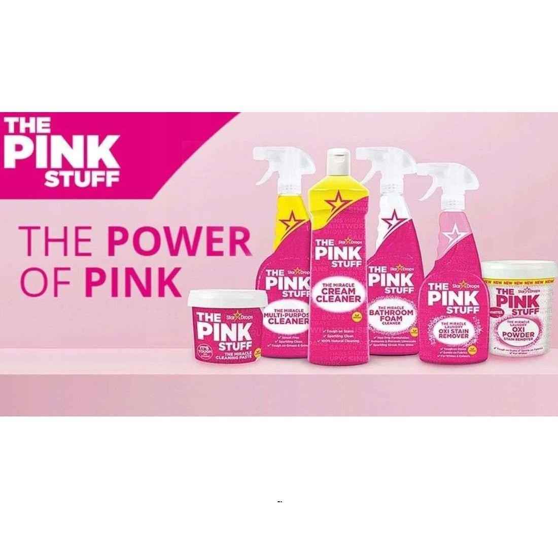 The Pink Stuff Miracle All Purpose Floor Cleaner – Laminate and Vinyl Floor Cleaning Solution for High Traffic Hallways and Entryways, Streak Free