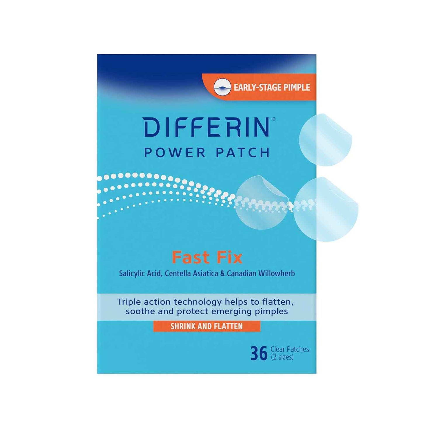 Differin Acne Patches – Daytime Focus Helper, Invisible Wear Under Makeup for Work