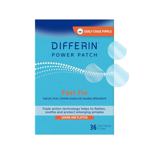 Differin Acne Patches – Daytime Focus Helper, Invisible Wear Under Makeup for Work