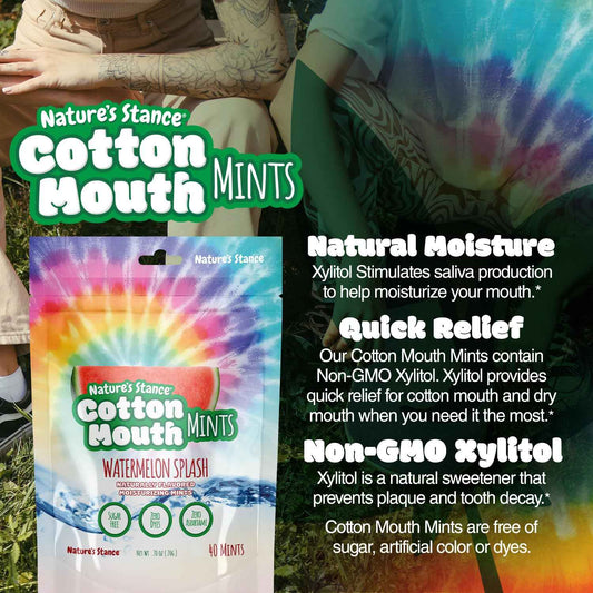 Nature's Stance Cotton Mouth Xylitol Mints – Thoughtful Sugar-Free Stocking Stuffer for Mom, Coworkers, and Frequent Travelers