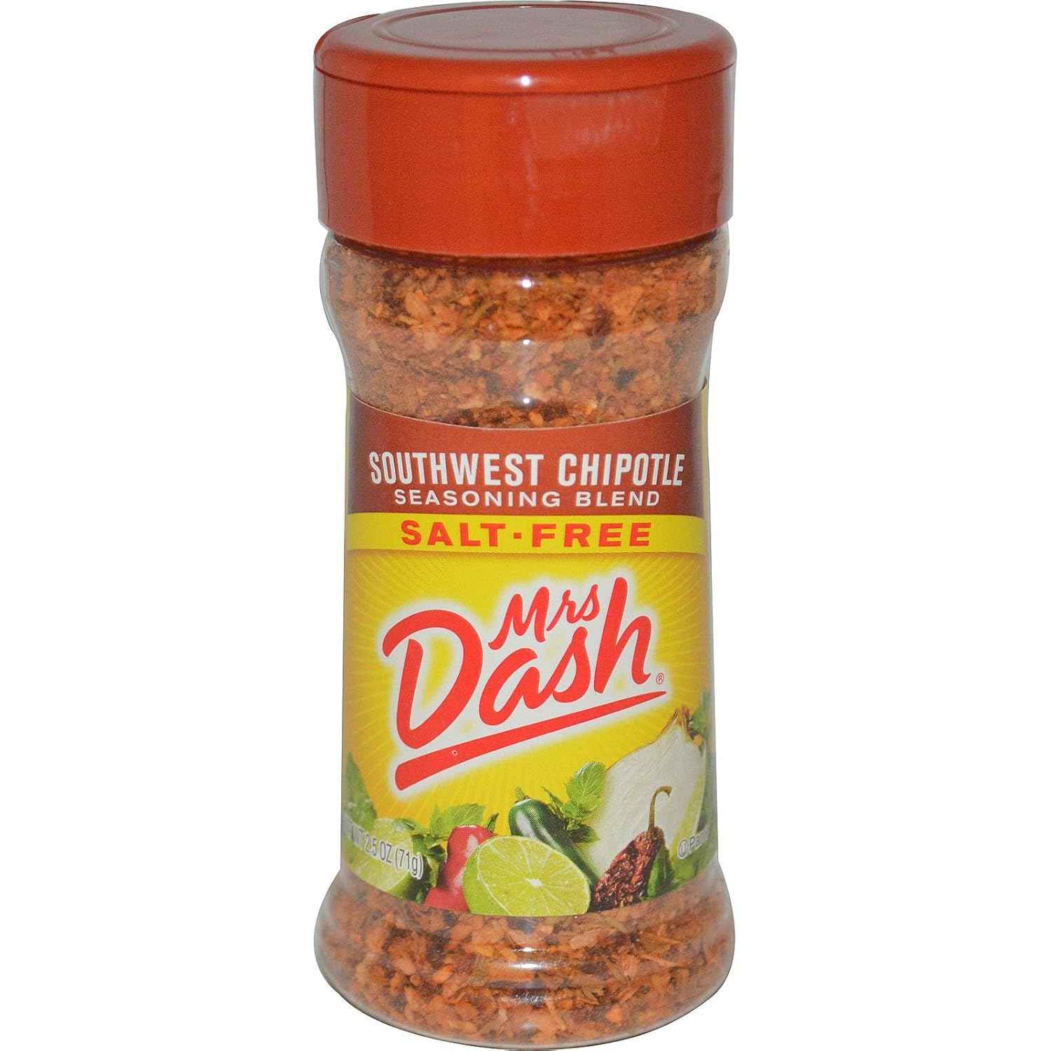 Dash Salt-Free Seasoning Blend, Southwest Chipotle – Clean-Label Pantry Staple for Intentional Salt-Free Cooking