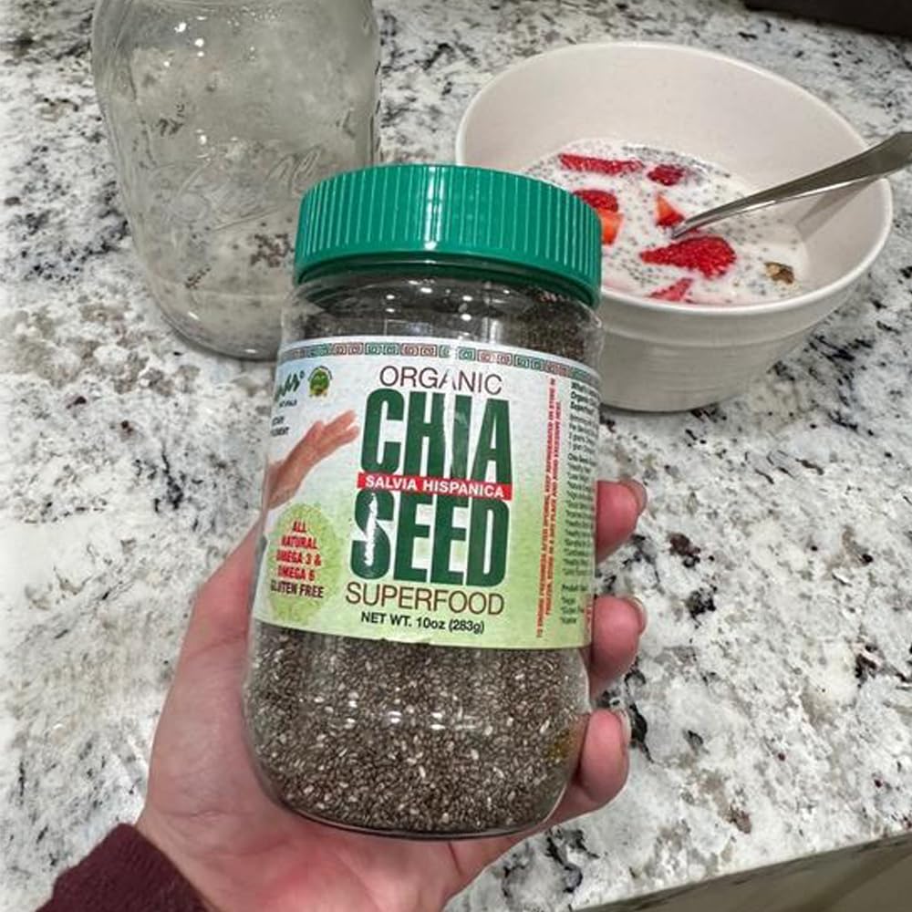 Sanar Naturals Chia Seeds – Quick Satiety Fuel for Focused Workdays and Home Office Lunch Prep, High Fiber
