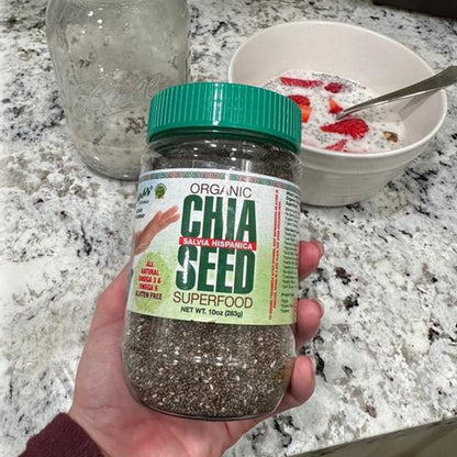 Sanar Naturals Chia Seeds – Quick Satiety Fuel for Focused Workdays and Home Office Lunch Prep, High Fiber