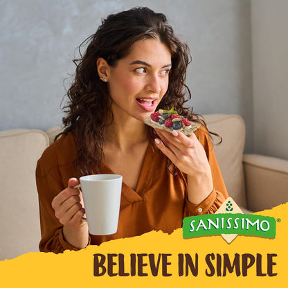 Sanissimo Salmas Salted – Travel-Tote Crackers for Picnic and Patio Snacking