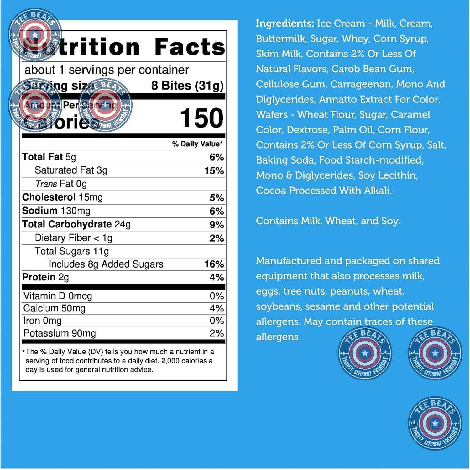 Arctic Farms Freeze Dried Ice Cream Bites - Heat-Stable Camp Snack That Won't Melt in Your Pack, 1.1oz Vanilla