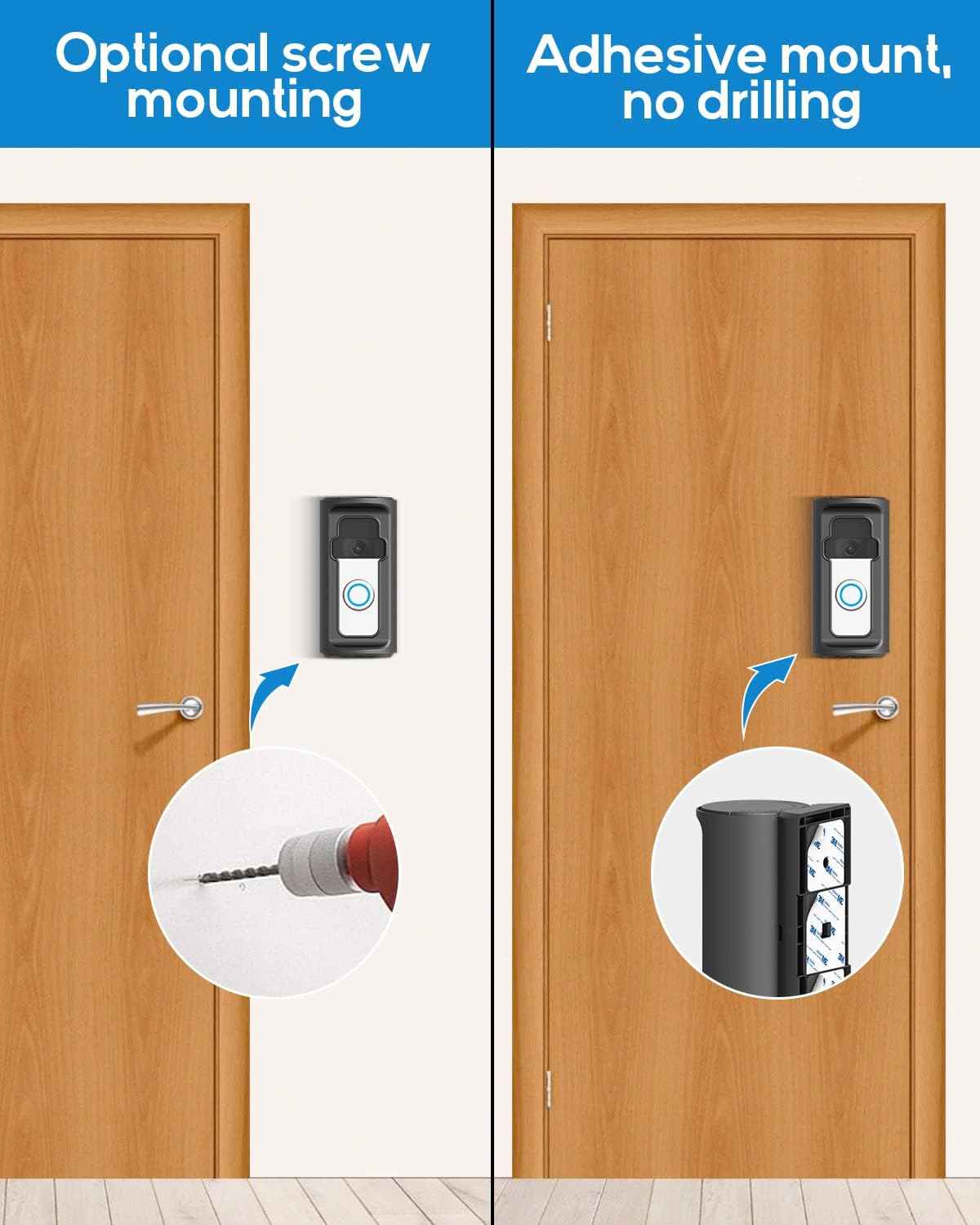 Practical Smart Home Gift for Ring Owners – No-Drill Adjustable Doorbell Mount for Housewarmings