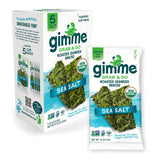 Gimme Seaweed Snacks Organic Roasted Seaweed Kids Lunchbox Pack Non-GMO Healthy School Snack 5 Count