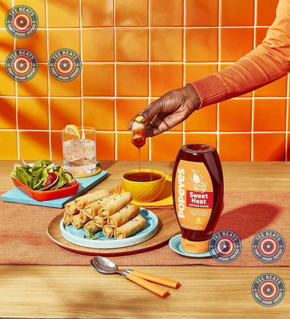 Popeyes Sweet Heat Dipping Sauce – Family-Friendly Mild-Spice Dip for Kid Dinner Plates and Lunchbox Bites