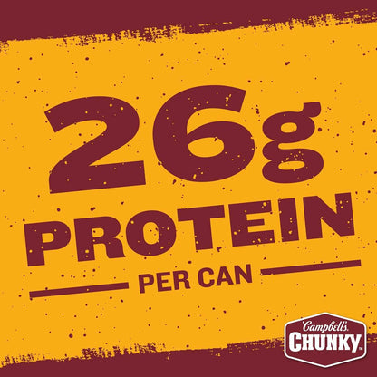 Campbell's Chunky Chili With Beans – Kid-Friendly Mild Chili Over Rice or Mac and Cheese, 16.5 oz Can