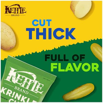Kettle Brand Potato Chips Sea Salt Kettle Chips, 7.5 Oz – Gluten-Free Lunchbox Chips Kids Actually Eat