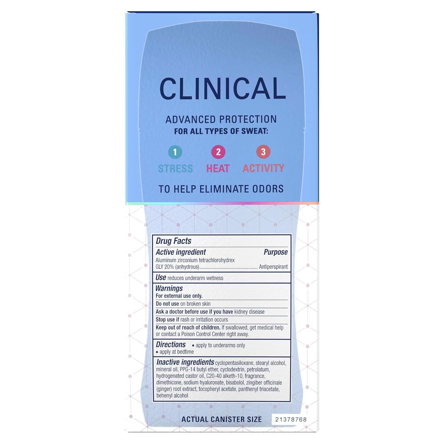 Secret Clinical Strength 100HR Deodorant – All-Day Office & Boardroom Sweat Protection