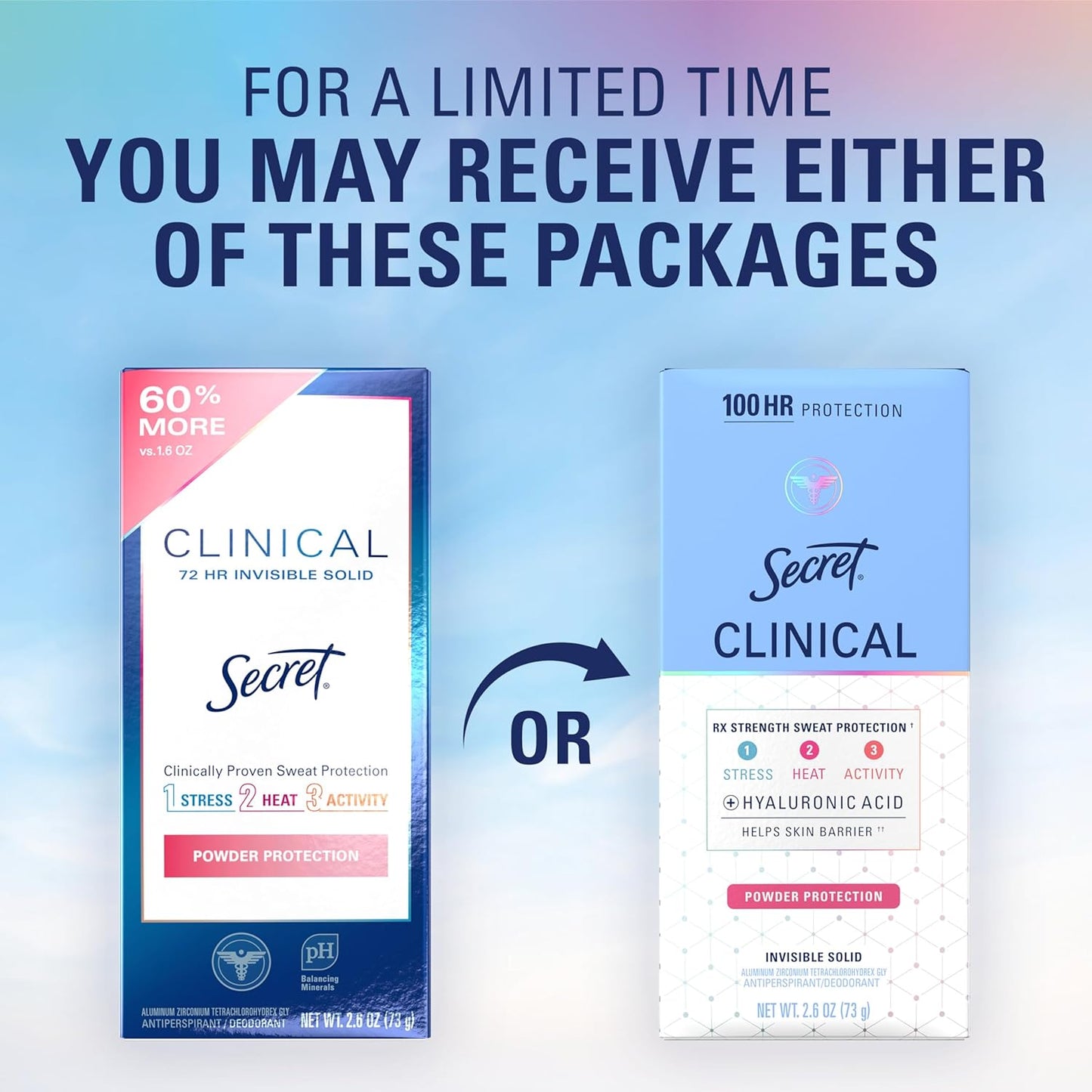 Secret Clinical Strength 100HR Deodorant – All-Day Office & Boardroom Sweat Protection