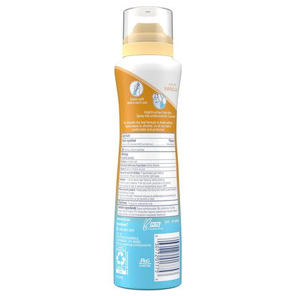 Secret Dry Spray Antiperspirant for Women – 48hr Sweat Protection for Patio Brunches, Camping Days, and Hiking Trails