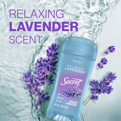Secret Fresh Antiperspirant Deodorant for Women – Calming Lavender Scent for Evening Self-Care Rituals, 72hr Odor Protection