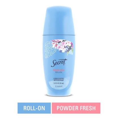 Secret Roll-On Antiperspirant Powder Fresh – Daily Self-Care Essential for a Calming Morning Hygiene Ritual