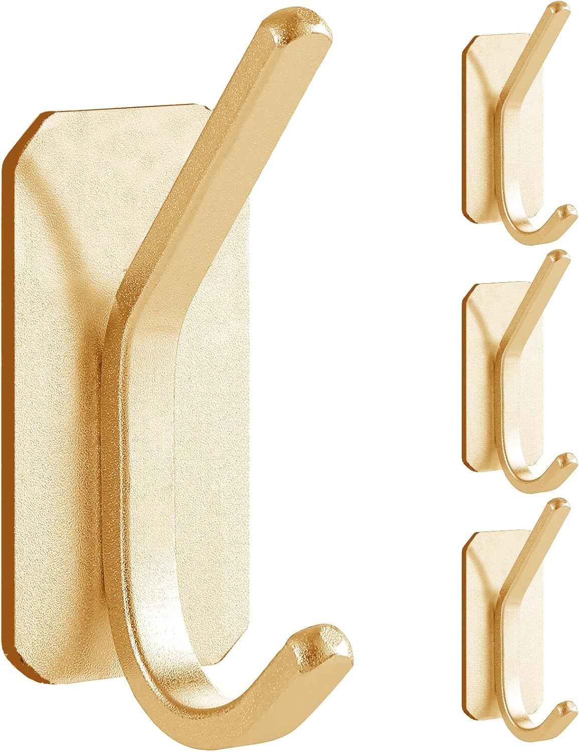 Paoli Heavy Duty Adhesive Hooks – Office Wall Hooks for Headset, Keys, and Lanyard Storage