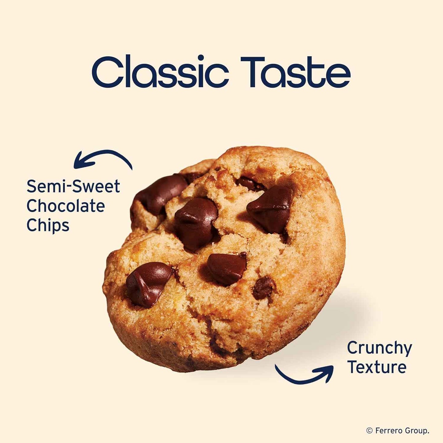 Famous Amos Chocolate Chip Cookies Bite-Size Snack Packs for School Lunchboxes and After-School Treats