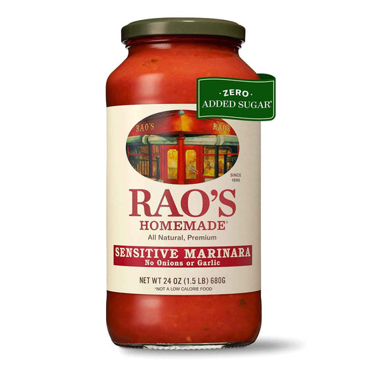Rao's Homemade Sensitive Formula – Family-Friendly Marinara for Kid Lunch Boxes