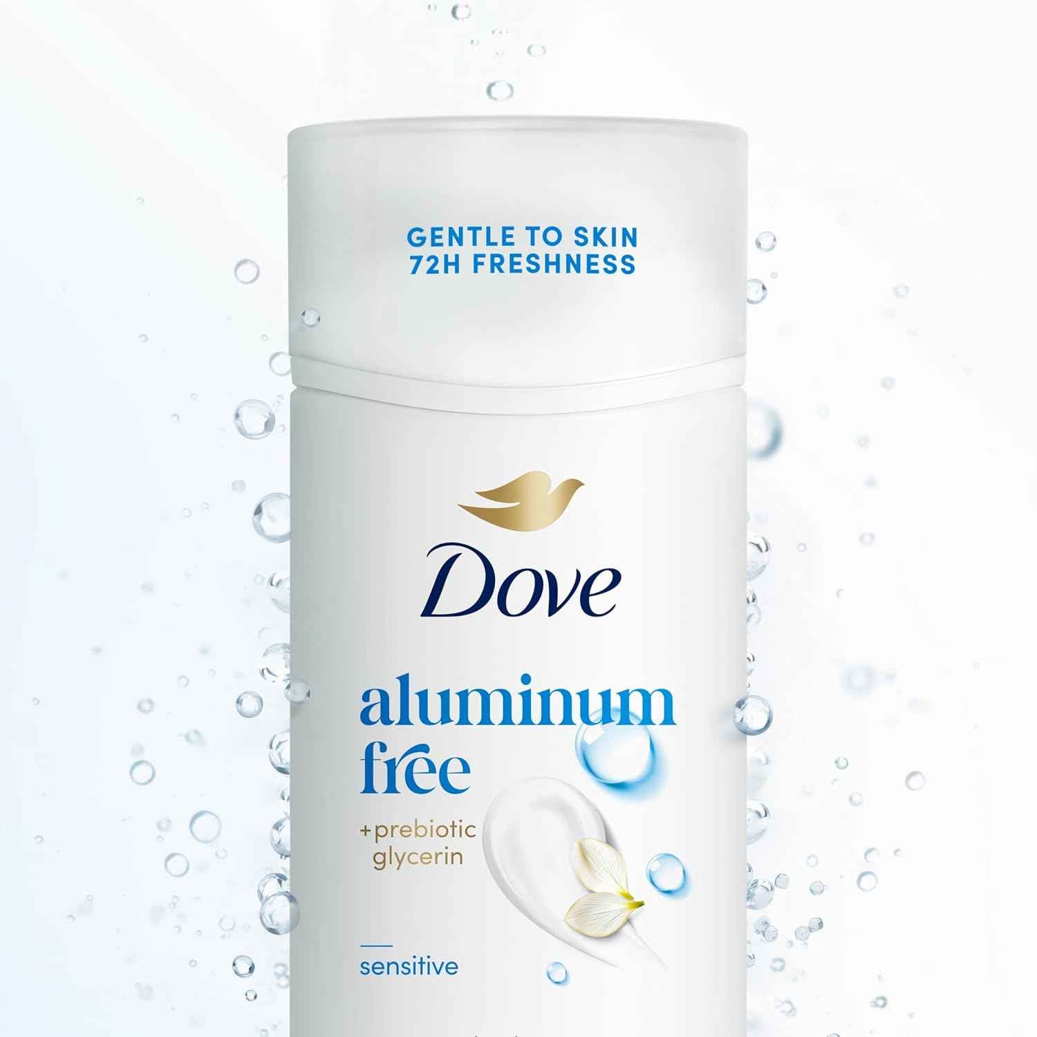 Dove Sensitive Deodorant – Spa-Inspired Daily Ritual for Sensitive Skin, 72H Gentle Odor Defense