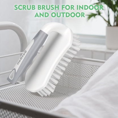 SetSail Scrub Brush – Clean-Line Utility Brush for Uncluttered Studio Kitchen Storage