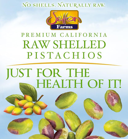 Setton Farms Raw Shelled Pistachios – No Shell Kid-Friendly Lunchbox Snack with Protein and Fiber