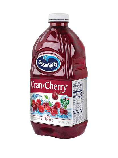 Ocean Spray¨ Cran-Cherry¨ Cranberry Cherry Juice Drink, 64 Fl Oz Bottle, No High Fructose Corn Syrup Family Choice for the Refrigerator Door