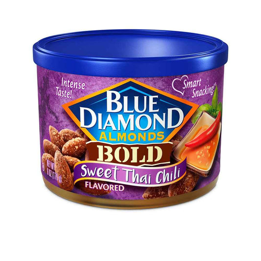 Blue Diamond Almonds Sweet Thai Chili Flavored Snack Nuts – Gourmet Snack Gift for Charcuterie Board Hosts