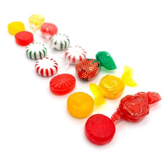 American Old-Fashioned Hard Candy Assortment – Bright Multi-Color Hard Candy Display for Glass Jars, Countertop Candy Dishes, and Cozy Home Accents