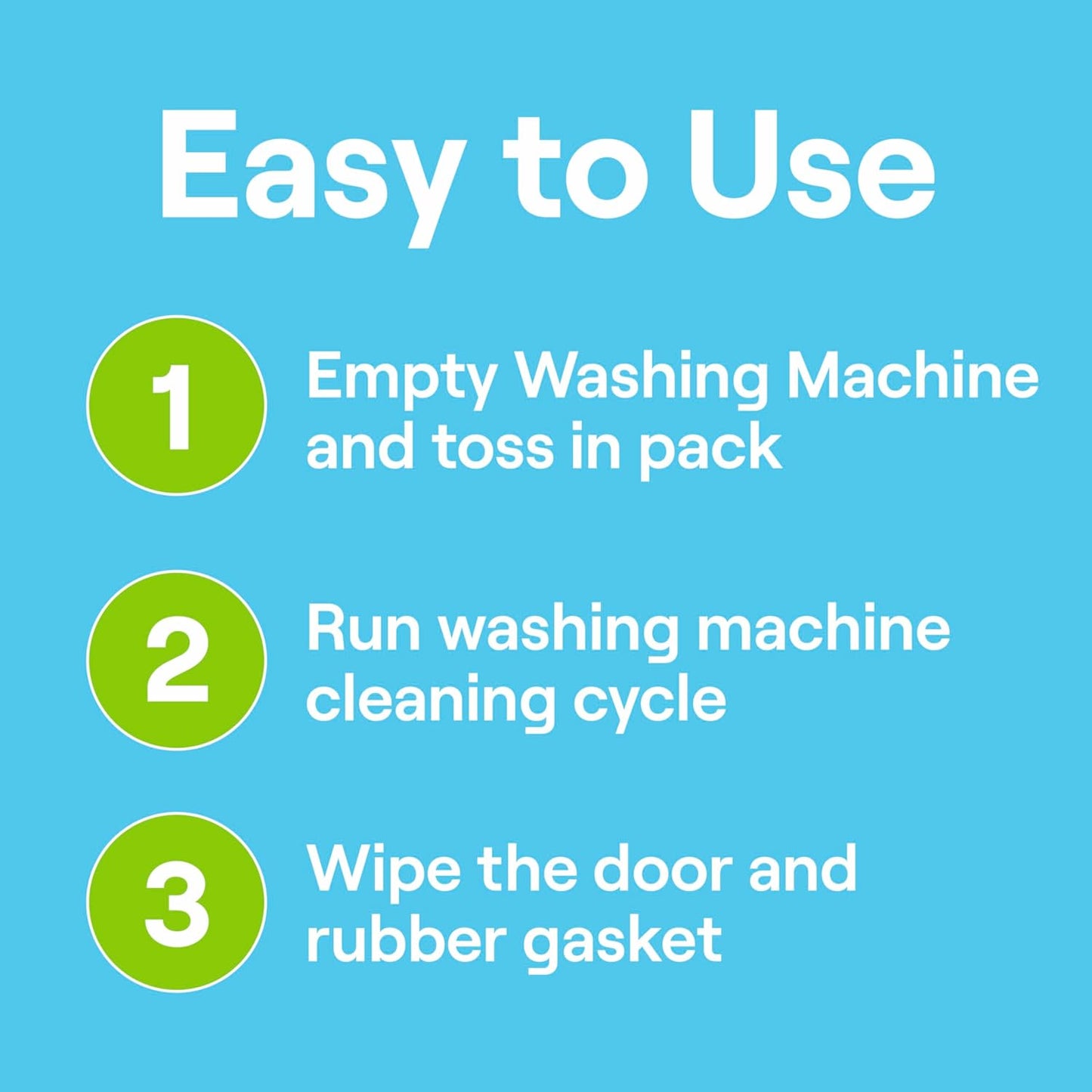 Seventh Generation Washing Machine Cleaner – Child Safe Laundry Room Care, Non Toxic Residue Free Drum Cleaning