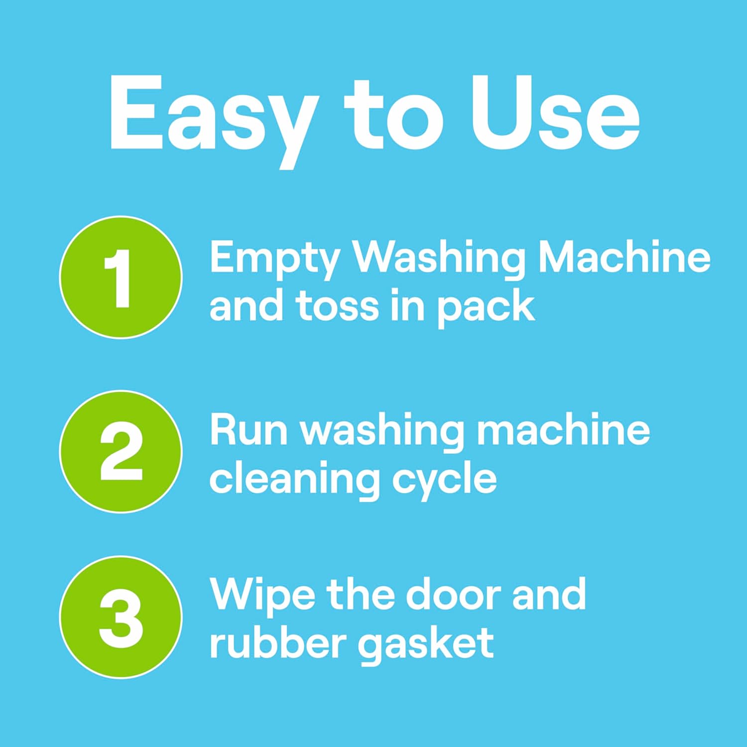 Seventh Generation Washing Machine Cleaner – Child Safe Laundry Room Care, Non Toxic Residue Free Drum Cleaning