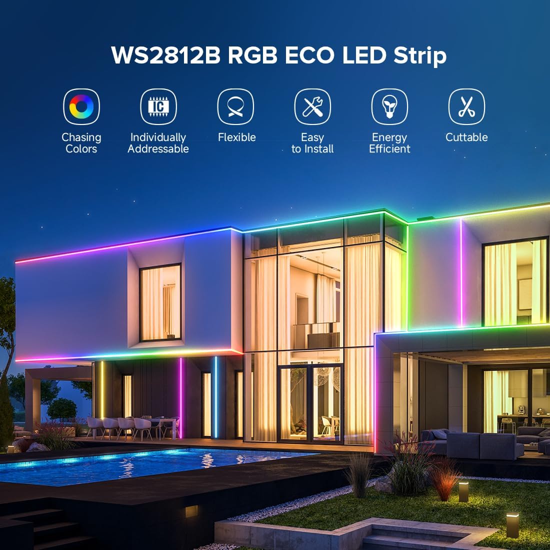 SEZO WS2812B ECO LED Strip – Creative Birthday Gift for Him with DIY Maker Project Appeal