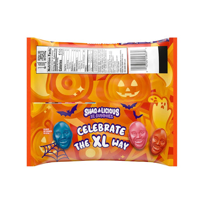 SHAQ-A-LICIOUS XL Chewy Gummy Candy Individually Wrapped Snack Packs for Playdates, Party Favors, and Family Movie Nights, 11.8 oz Original Variety Bag