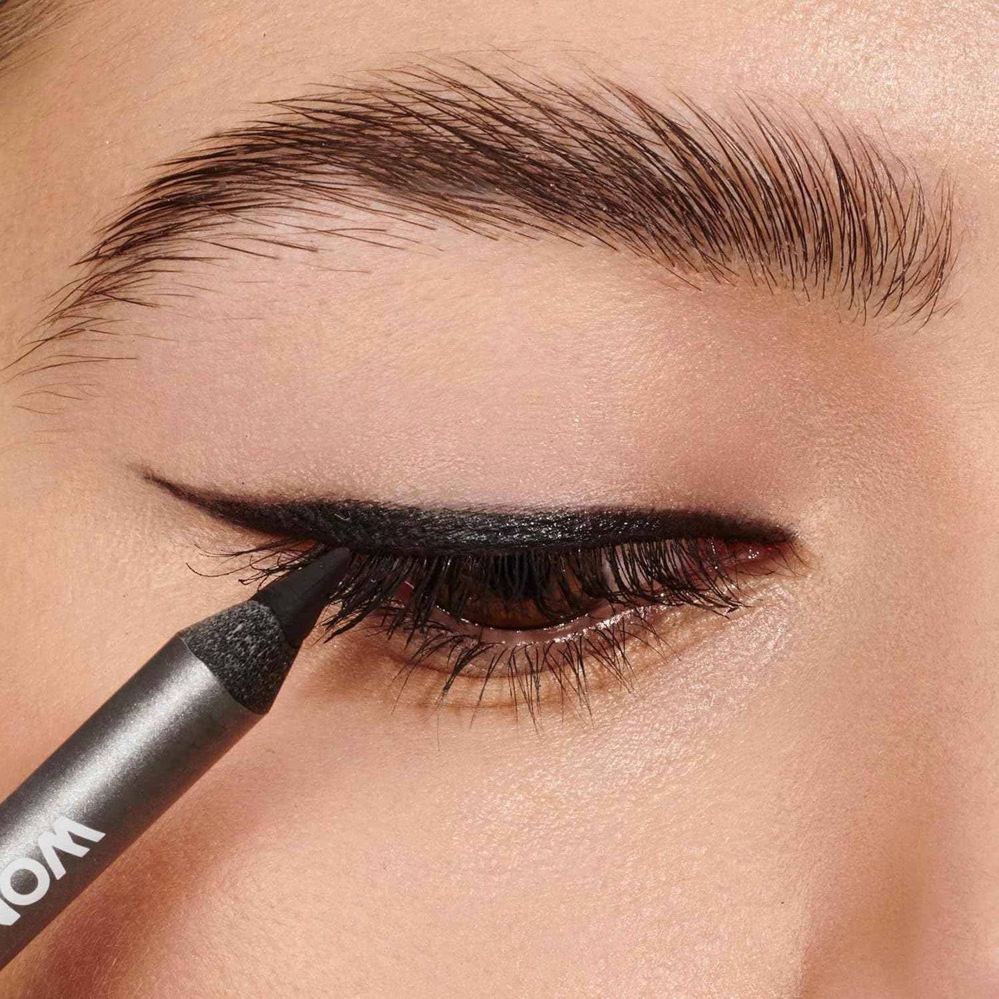 Wonderskin 1440 Eyeliner Pencil – Premium Longwear Eye Makeup in Brown Sugar, Sharpenable Waterproof Liner