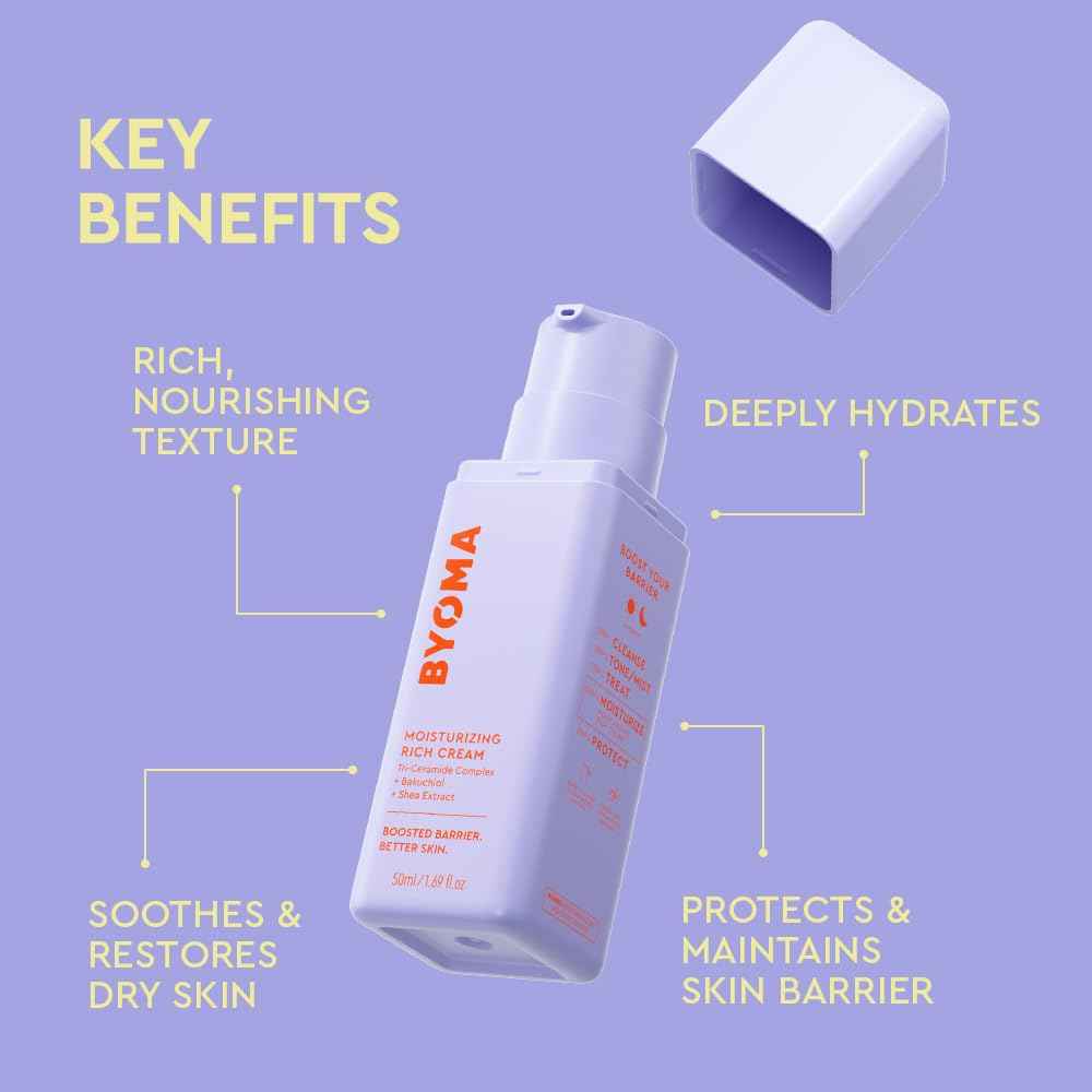 BYOMA Premium Barrier Repair Cream – Bakuchiol-Infused Moisturizer for Refined Skincare