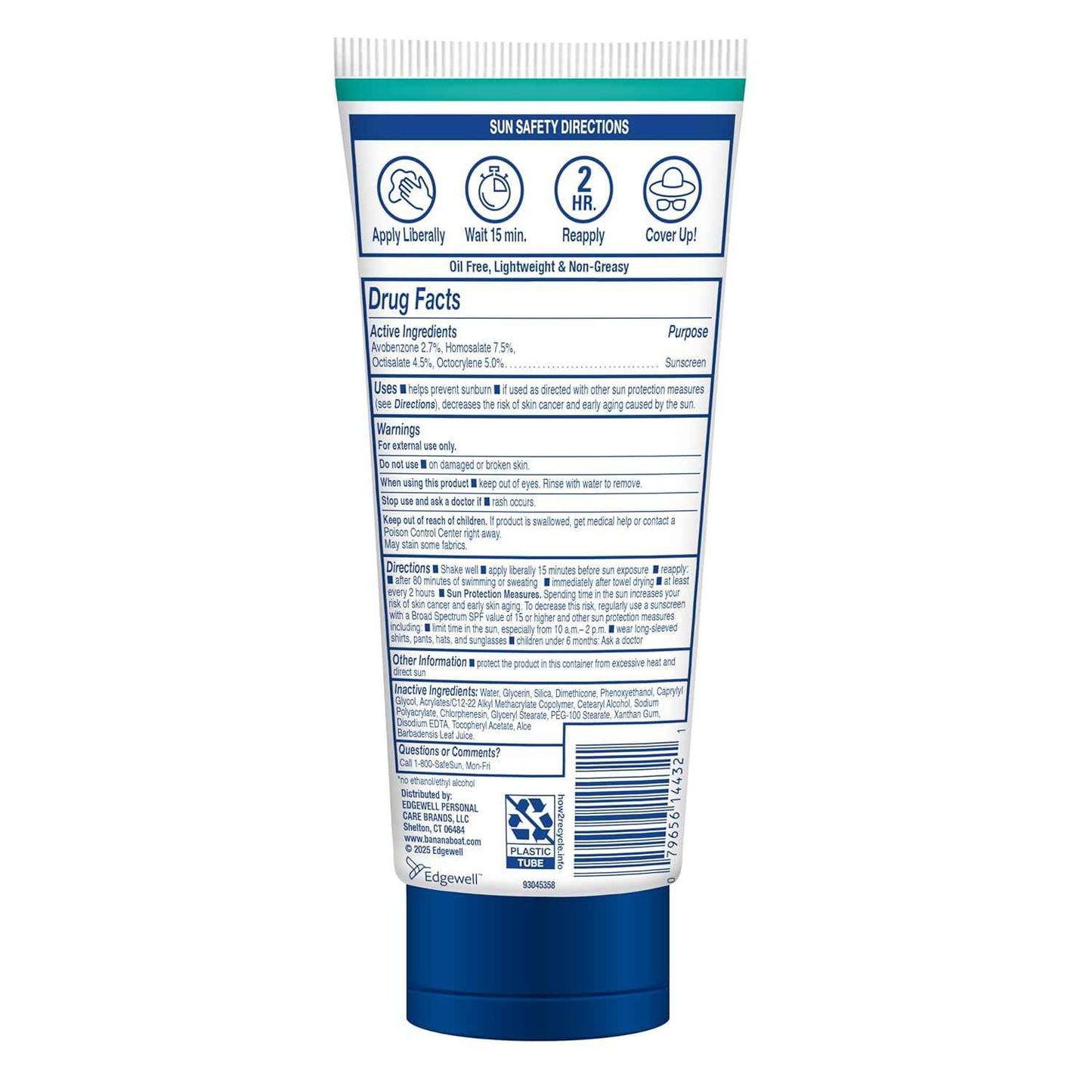 Banana Boat Sheer Sensitive Body Lotion SPF 50 – Pediatrician-Tested Kids Sunscreen for Beach, Pool, and Playtime, 6oz