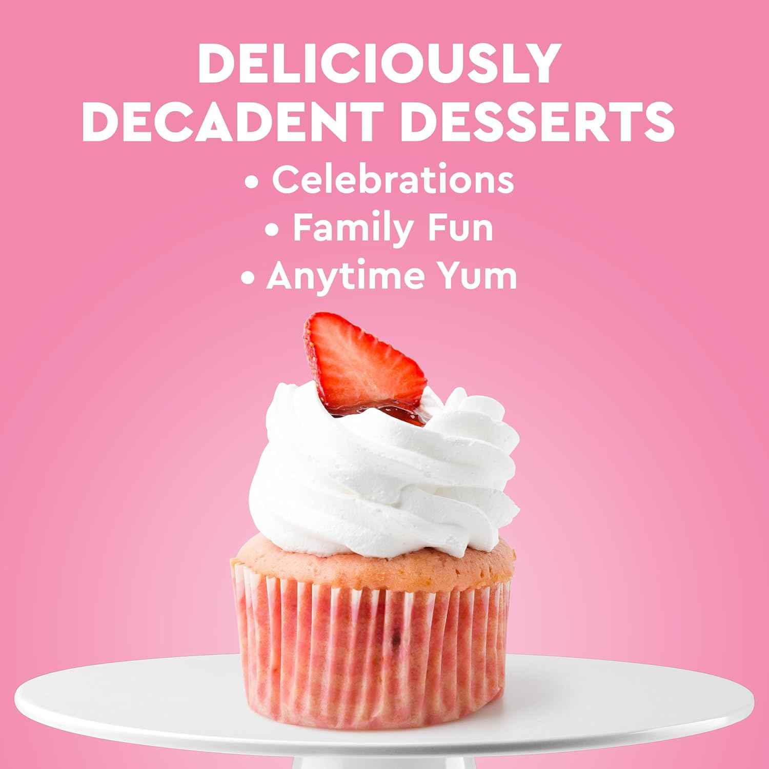 Duncan Hines Signature Strawberry Cake Mix – Easy Family Birthday Dessert for Children's Celebrations