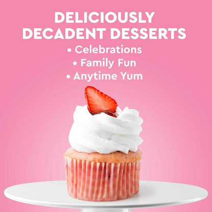 Duncan Hines Signature Strawberry Cake Mix – Easy Family Birthday Dessert for Children's Celebrations