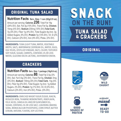 Bumble Bee Snack On The Run Tuna Pack – Family-Friendly Pantry Snack for Kids and Hungry Teens