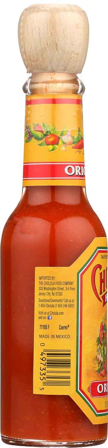 Cholula Hot Sauce 2 oz – Non-GMO Flavor Enhancer for Healthy Lunch Prep