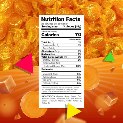 Arcor Butterscotch Hard Candy – Reception Desk Pick-Me-Up for Visitors and Staff, Classic Gold Discs in 1 Lb Bag