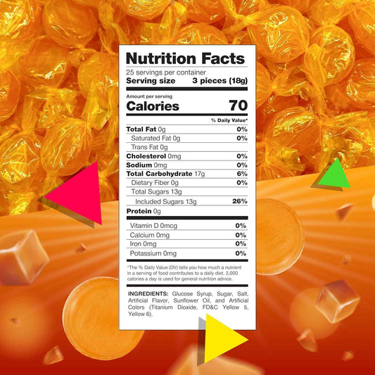 Arcor Butterscotch Hard Candy – Reception Desk Pick-Me-Up for Visitors and Staff, Classic Gold Discs in 1 Lb Bag