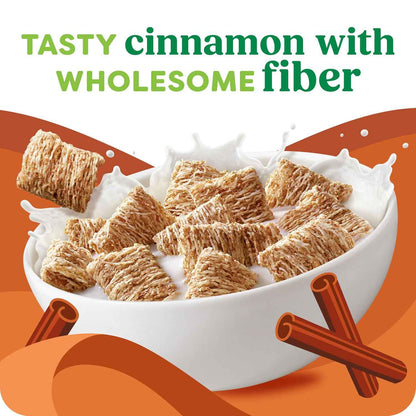 Kashi Organic Cinnamon Harvest Cereal – High-Fiber Whole Grain Breakfast for Mindful Mornings, 18oz Box