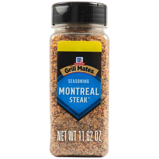 McCormick Grill Mates Montreal Steak Seasoning – One-Shake Weeknight Dinner Spice for Busy Home Cooks